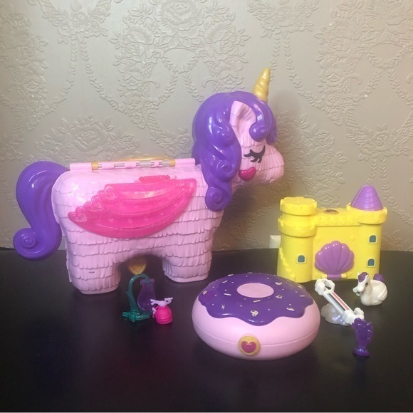 polly pocket Other - Polly Pocket toys Unicorn Donut Castle used condition some missing pieces